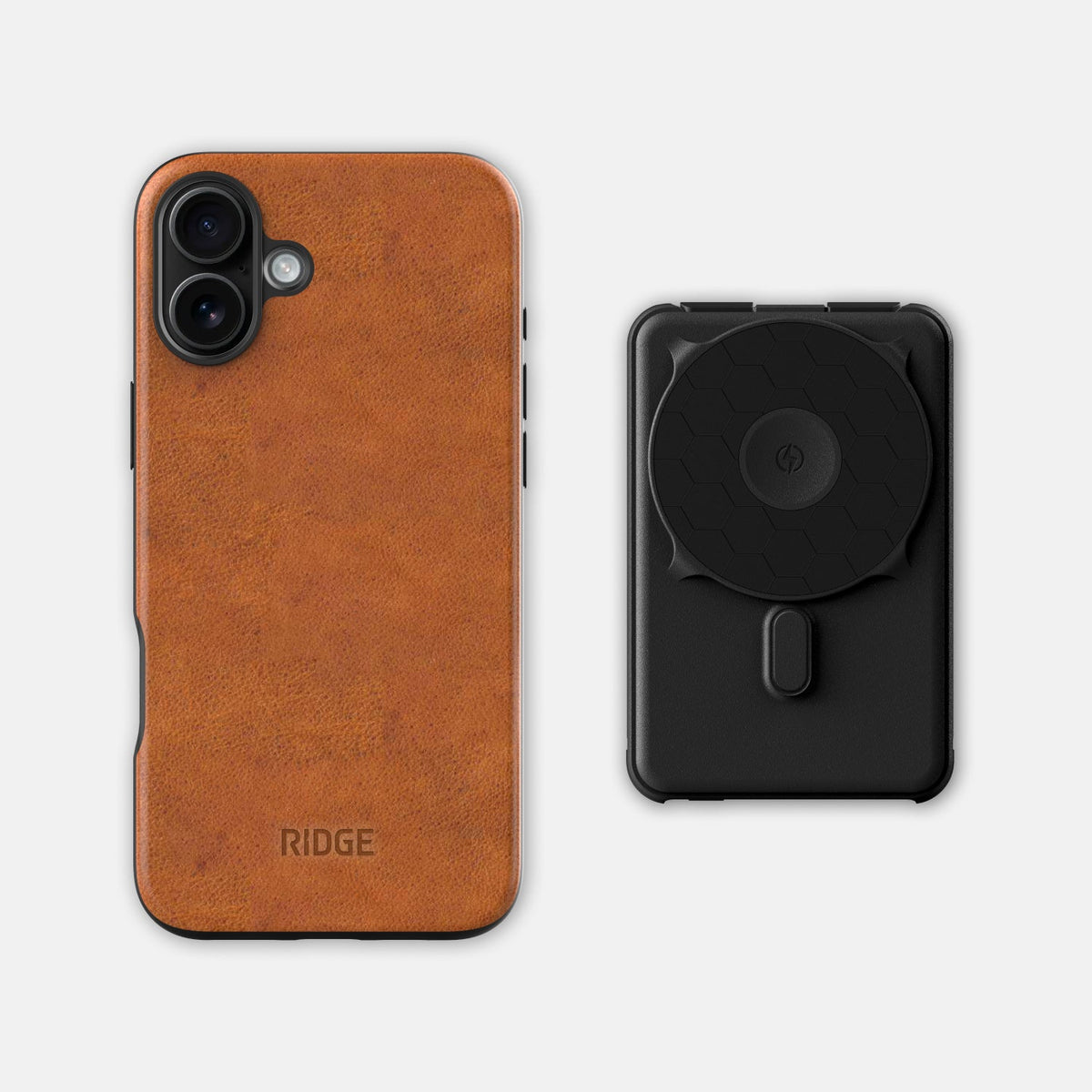 Everyday Charging Kit - iPhone 16 Plus - Tobacco Brown Leather